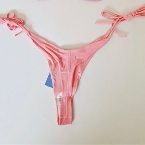 MUGLER x H&M BIKINI Bottoms pink size 16 | LIMITED EDITION NWT